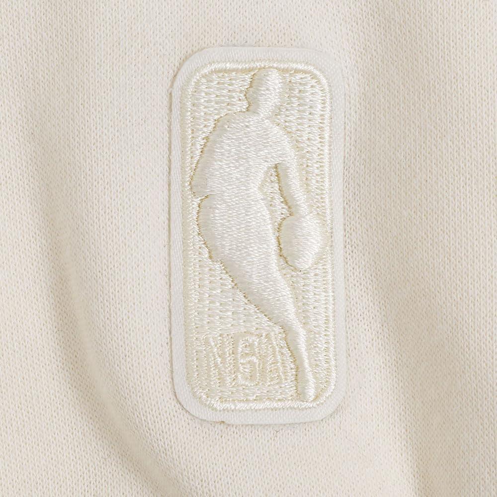 imagePro Standard Big Girls NBA Neutral Fleece Crewneck SweatshirtEggshell
