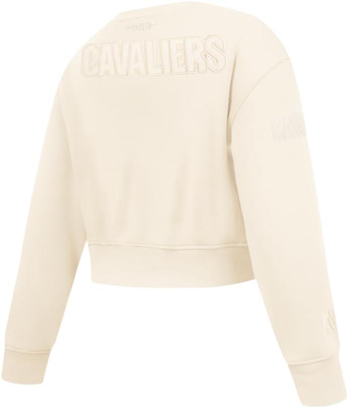 imagePro Standard Big Girls NBA Neutral Fleece Crewneck SweatshirtEggshell