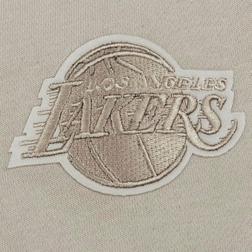 imagePro Standard Big Girls NBA Neutral Fleece Crewneck SweatshirtTaupe