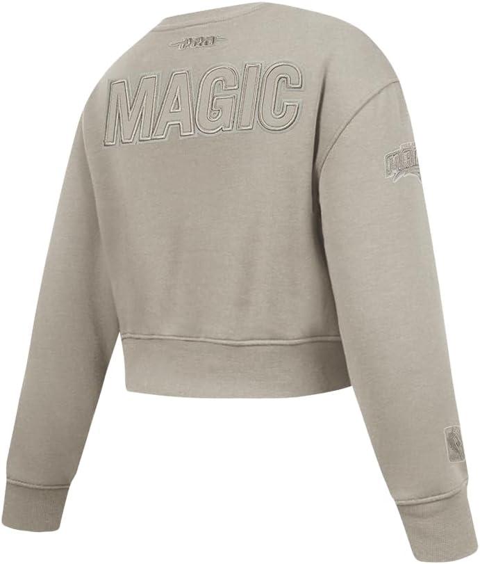 imagePro Standard Big Girls NBA Neutral Fleece Crewneck SweatshirtTaupe