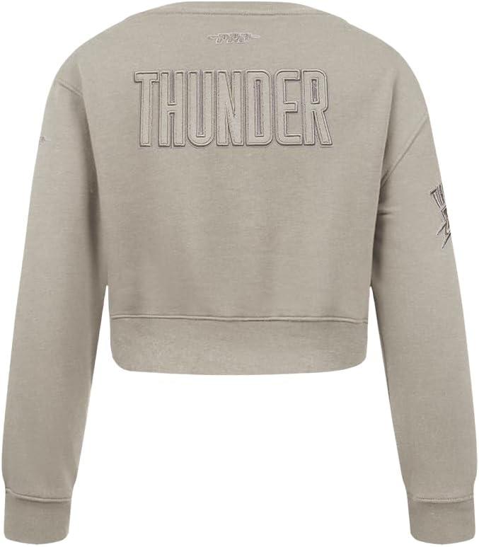 imagePro Standard Big Girls NBA Neutral Fleece Crewneck SweatshirtTaupe