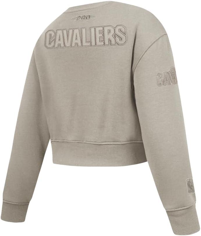 imagePro Standard Big Girls NBA Neutral Fleece Crewneck SweatshirtTaupe