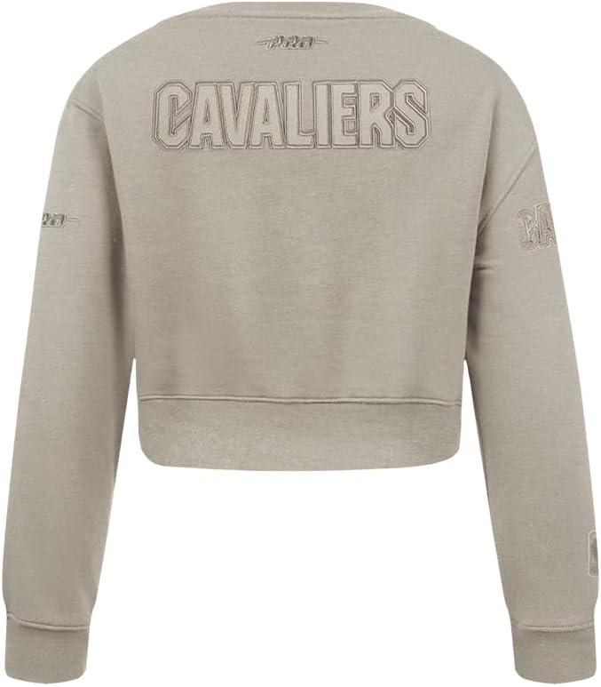 imagePro Standard Big Girls NBA Neutral Fleece Crewneck SweatshirtTaupe