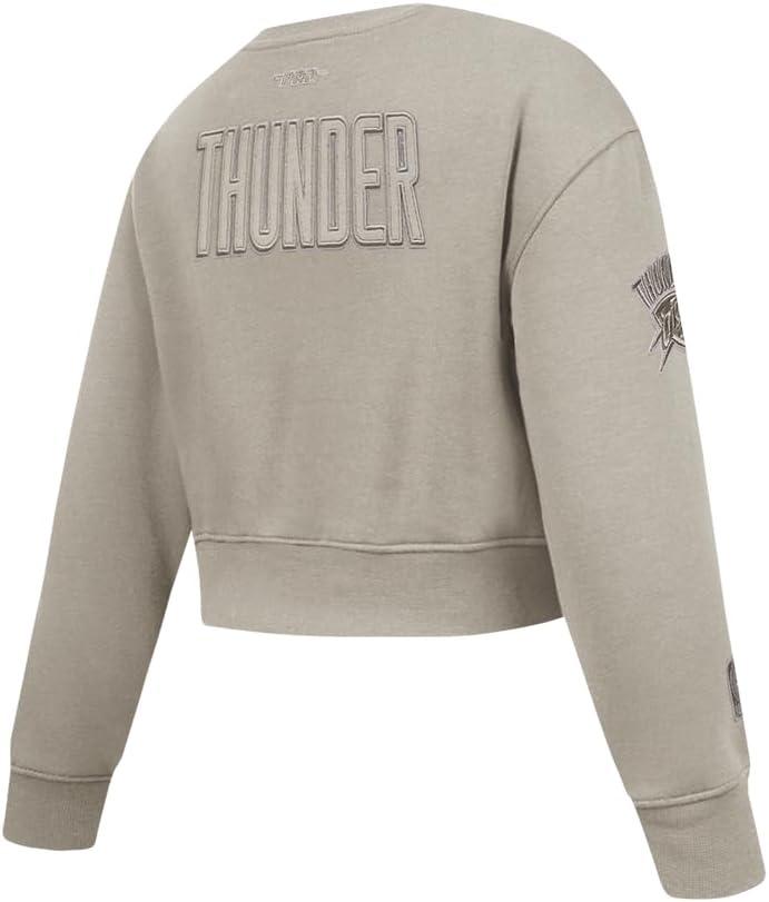 imagePro Standard Big Girls NBA Neutral Fleece Crewneck SweatshirtTaupe