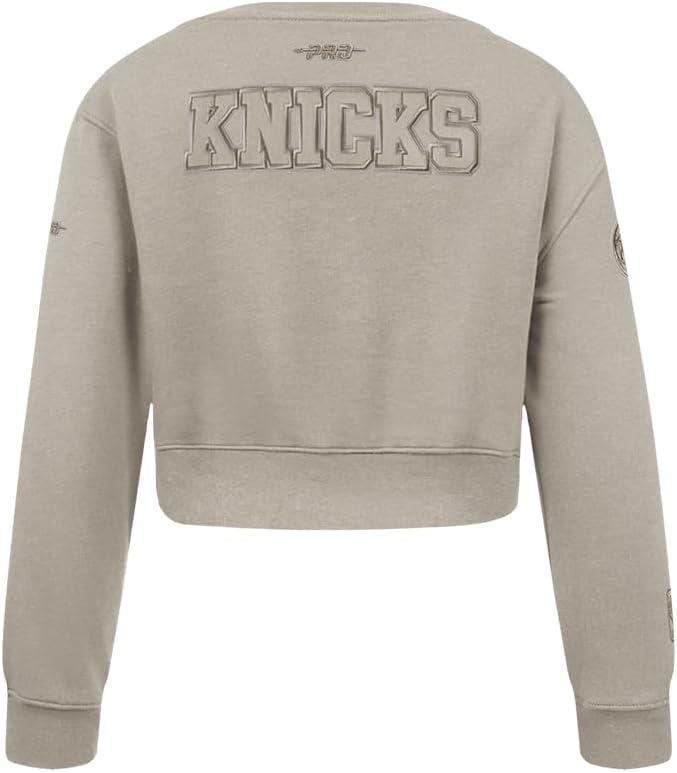 imagePro Standard Big Girls NBA Neutral Fleece Crewneck SweatshirtTaupe