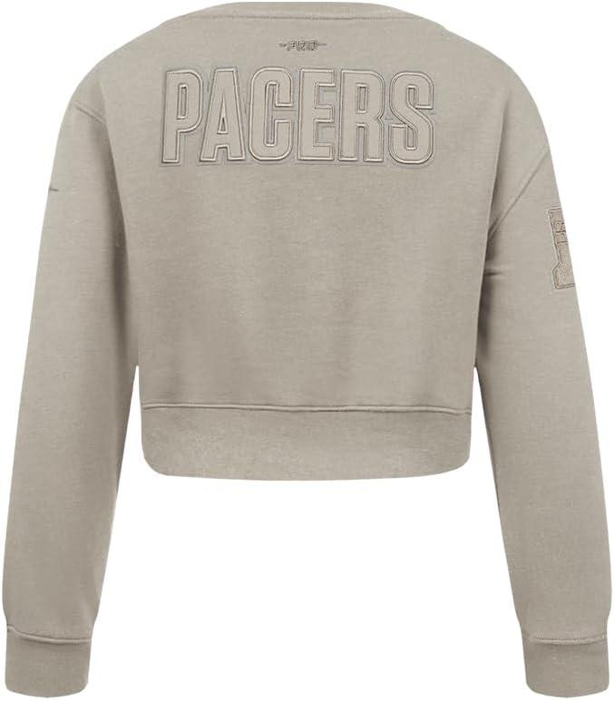 imagePro Standard Big Girls NBA Neutral Fleece Crewneck SweatshirtTaupe