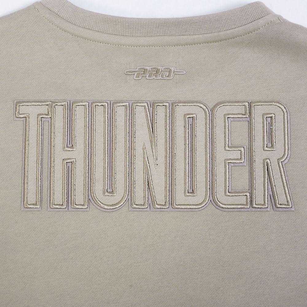 imagePro Standard Big Girls NBA Neutral Fleece Crewneck SweatshirtTaupe