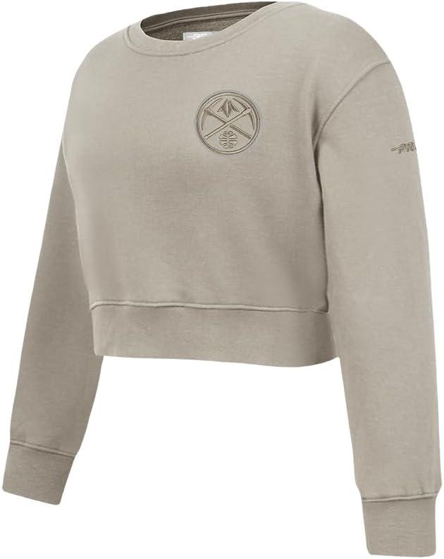 imagePro Standard Big Girls NBA Neutral Fleece Crewneck SweatshirtTaupe
