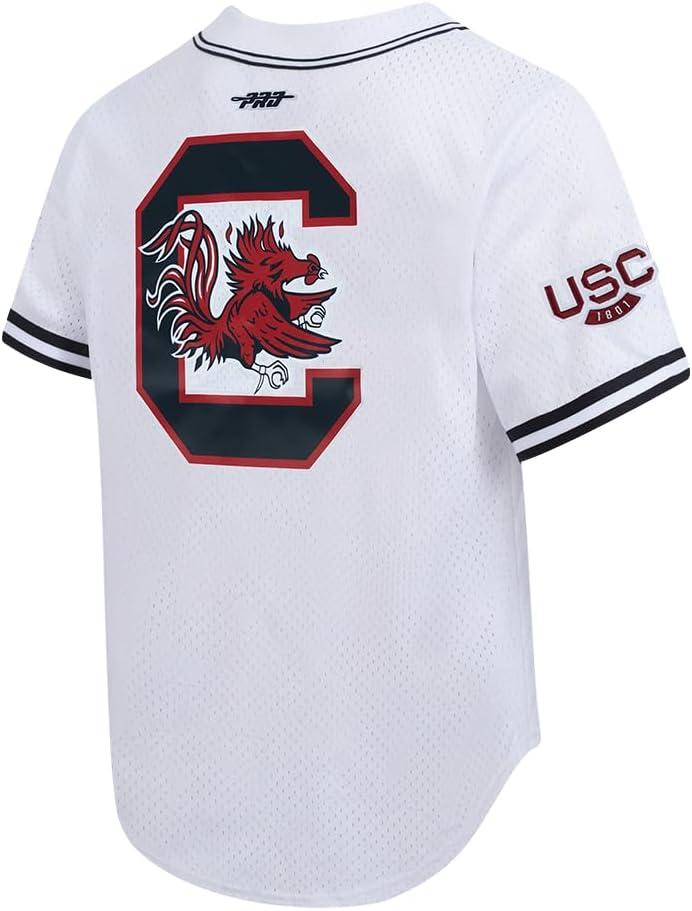 imagePro Standard Mens College Mesh Button Down TopWhite