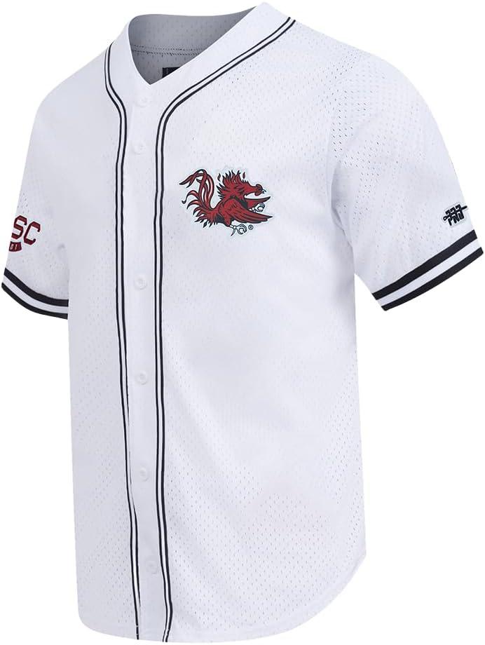 imagePro Standard Mens College Mesh Button Down TopWhite