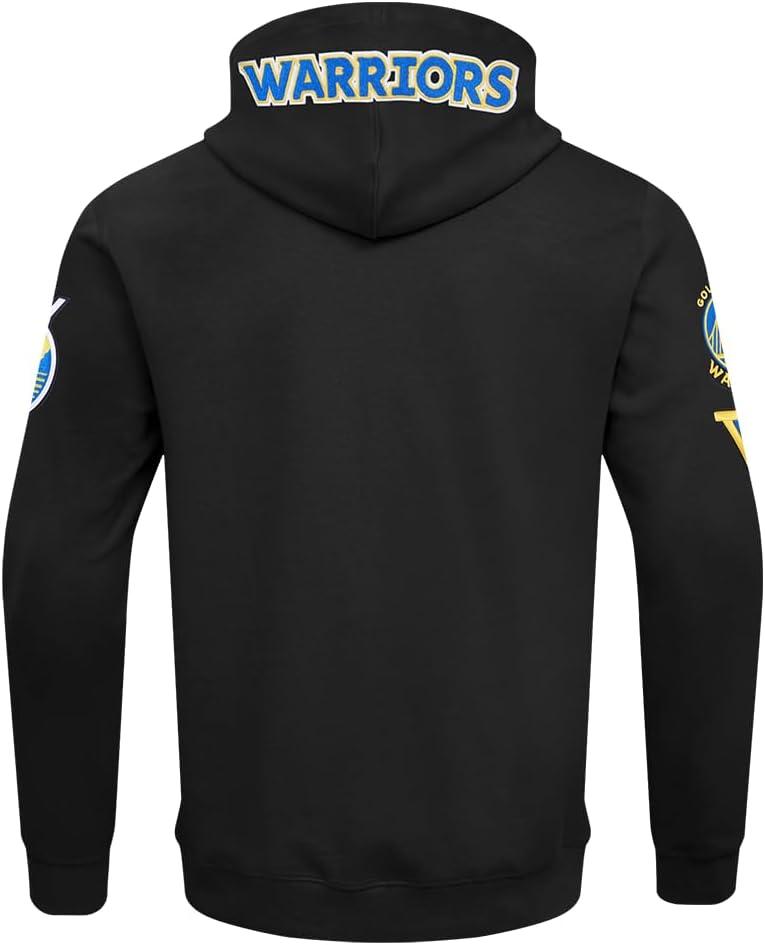 imagePro Standard Mens NBA Classic Chenille Cotton Double Knit Full Zip HoodieBlack