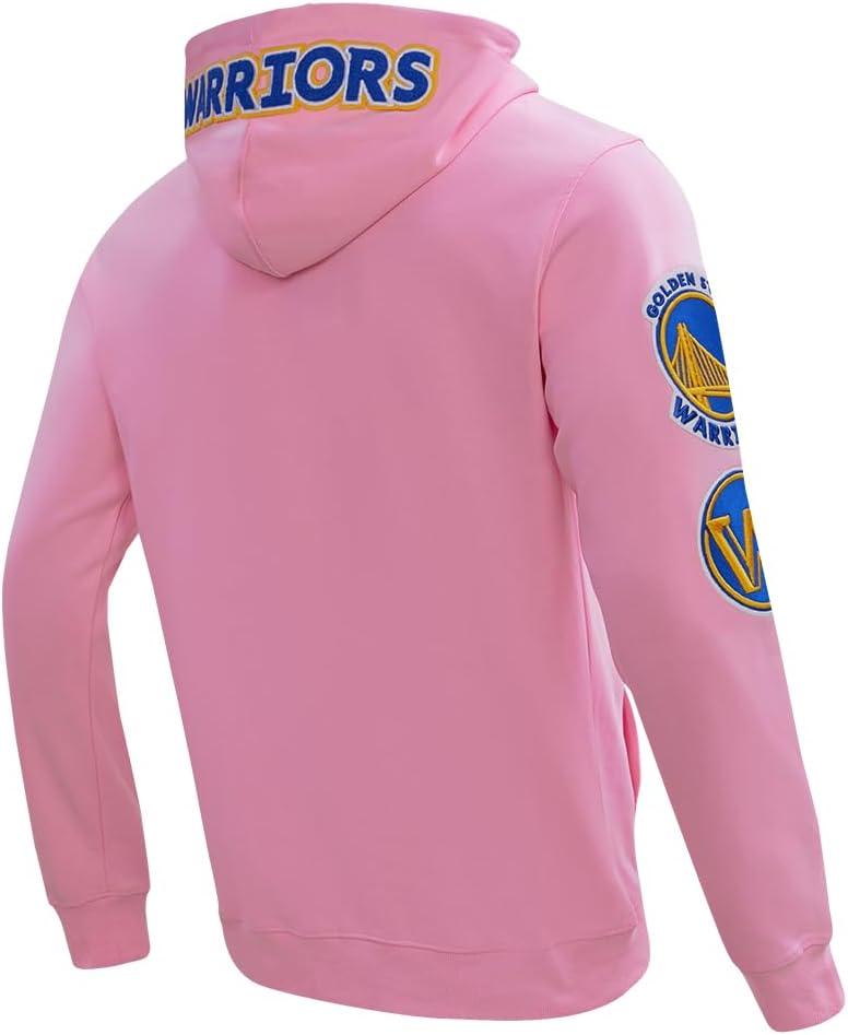 imagePro Standard Mens NBA Classic Chenille Cotton Double Knit Full Zip HoodiePink