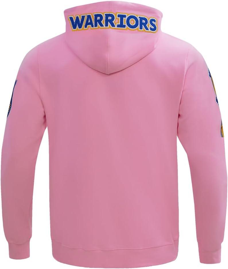 imagePro Standard Mens NBA Classic Chenille Cotton Double Knit Full Zip HoodiePink