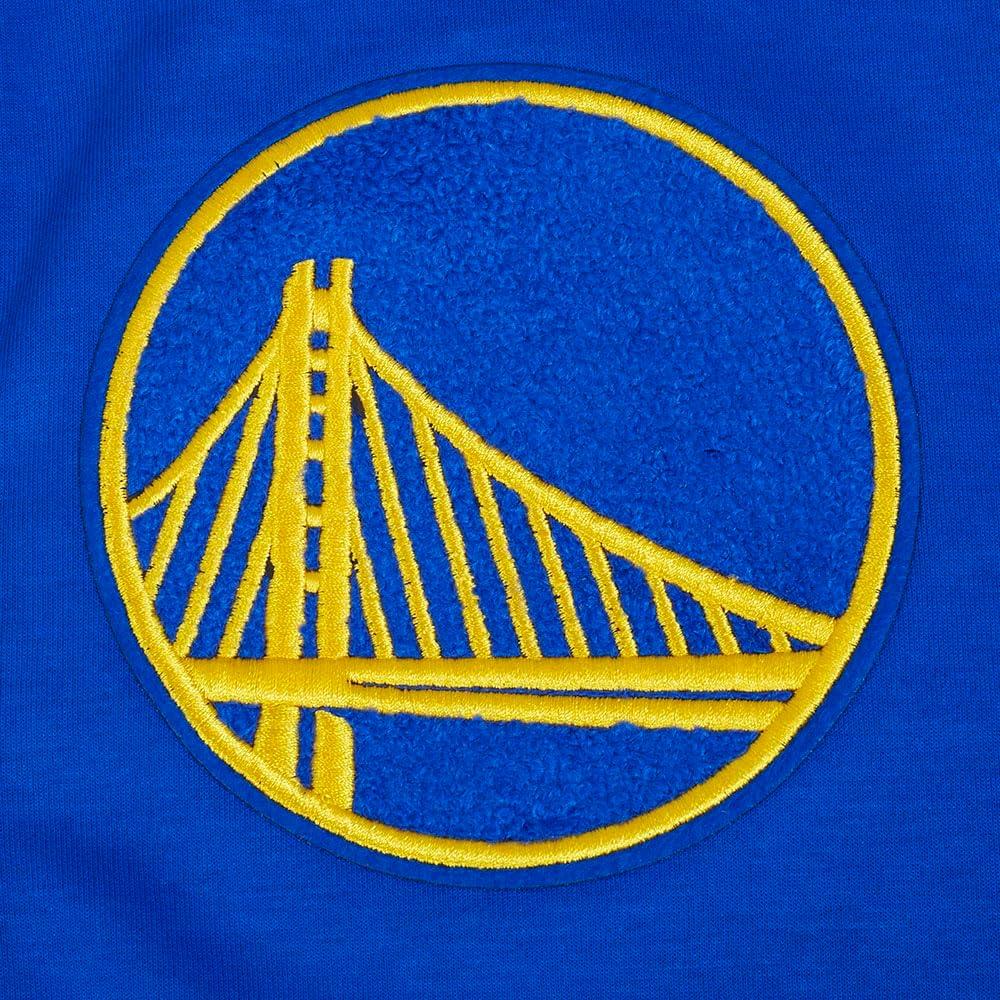 imagePro Standard Mens NBA Classic Chenille Cotton Double Knit Full Zip HoodieRoyal Blue