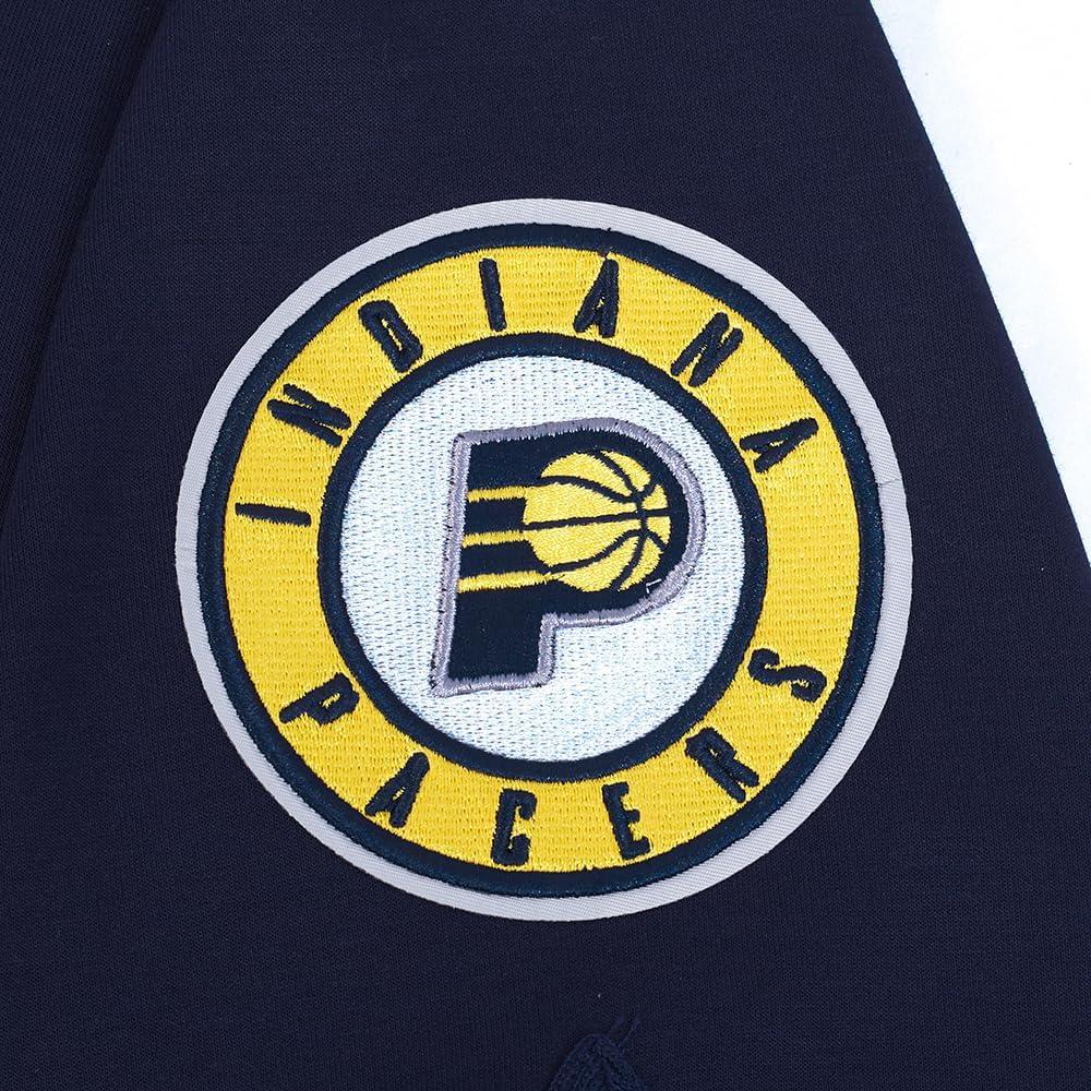 imagePro Standard Mens NBA Indiana Pacers Classic Chenille Button Down Midnight Navy M
