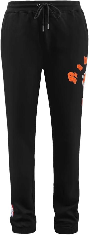 imagePro Standard Mens NBA Old English Rib SweatpantBlack