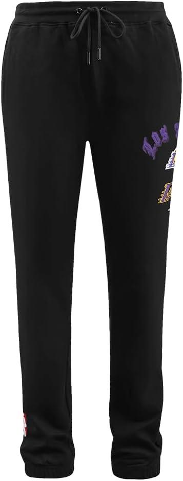 imagePro Standard Mens NBA Old English Rib SweatpantBlack