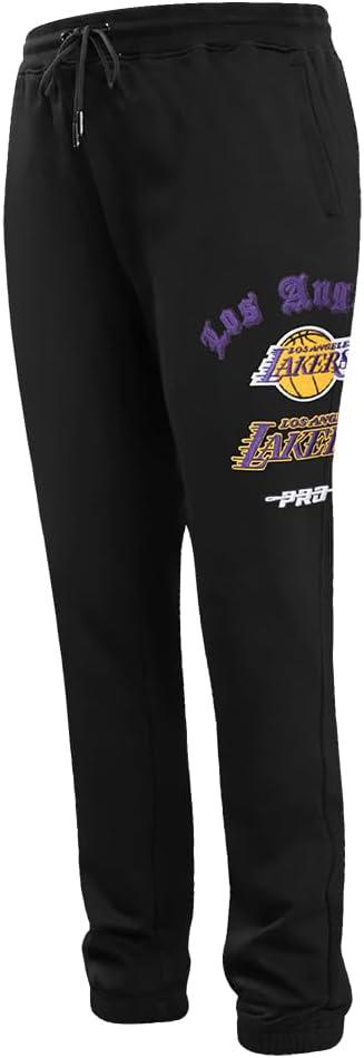 imagePro Standard Mens NBA Old English Rib SweatpantBlack