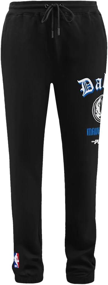 imagePro Standard Mens NBA Old English Rib SweatpantBlack