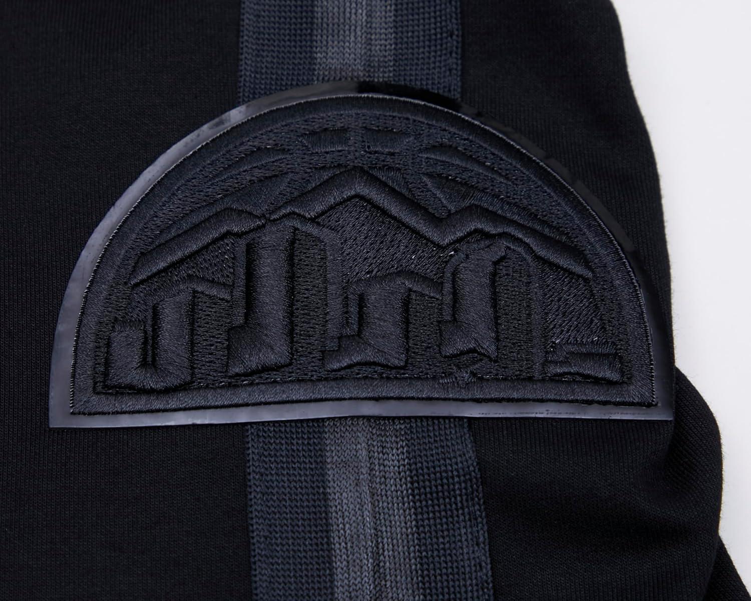 imagePro Standard NBA Mens Mens NBA Classic Triple Black Cotton Double Knit Athletic ShortTriple Black