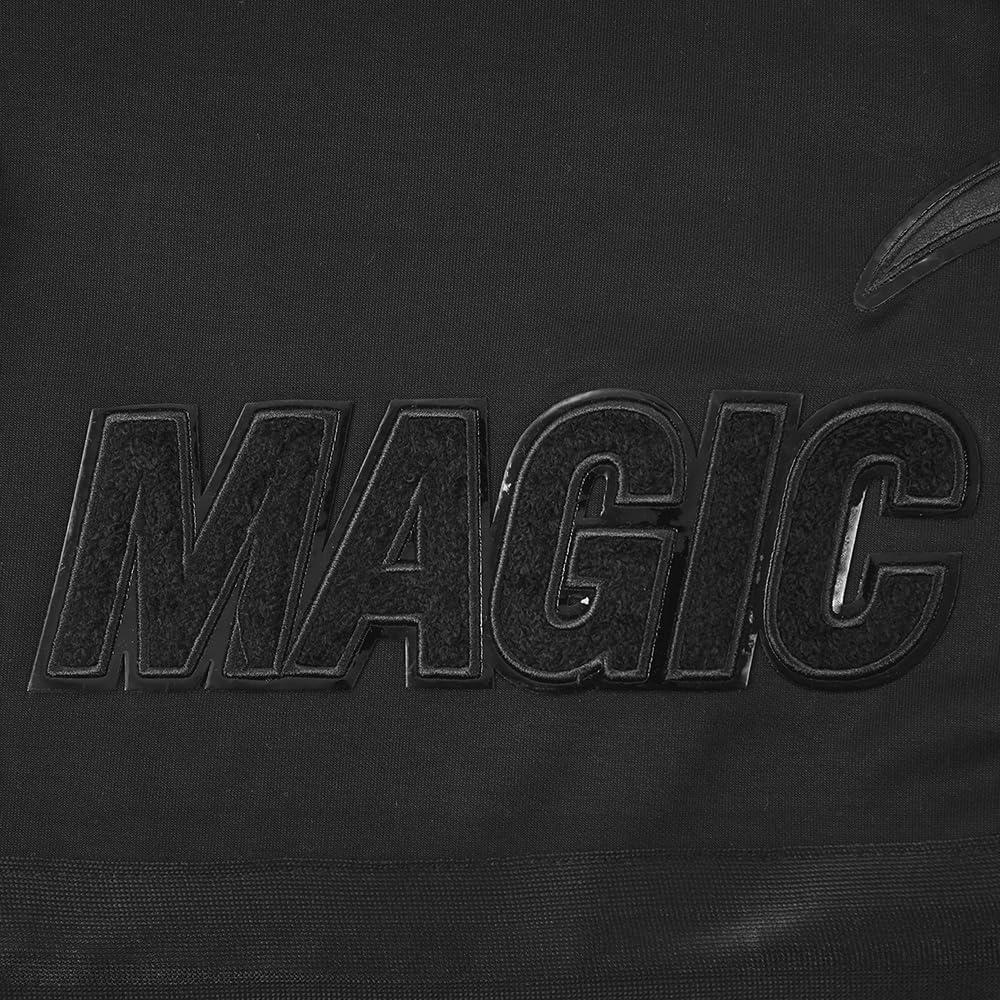 imagePro Standard NBA Mens Mens NBA Classic Triple Black Cotton Double Knit Athletic ShortTriple Black