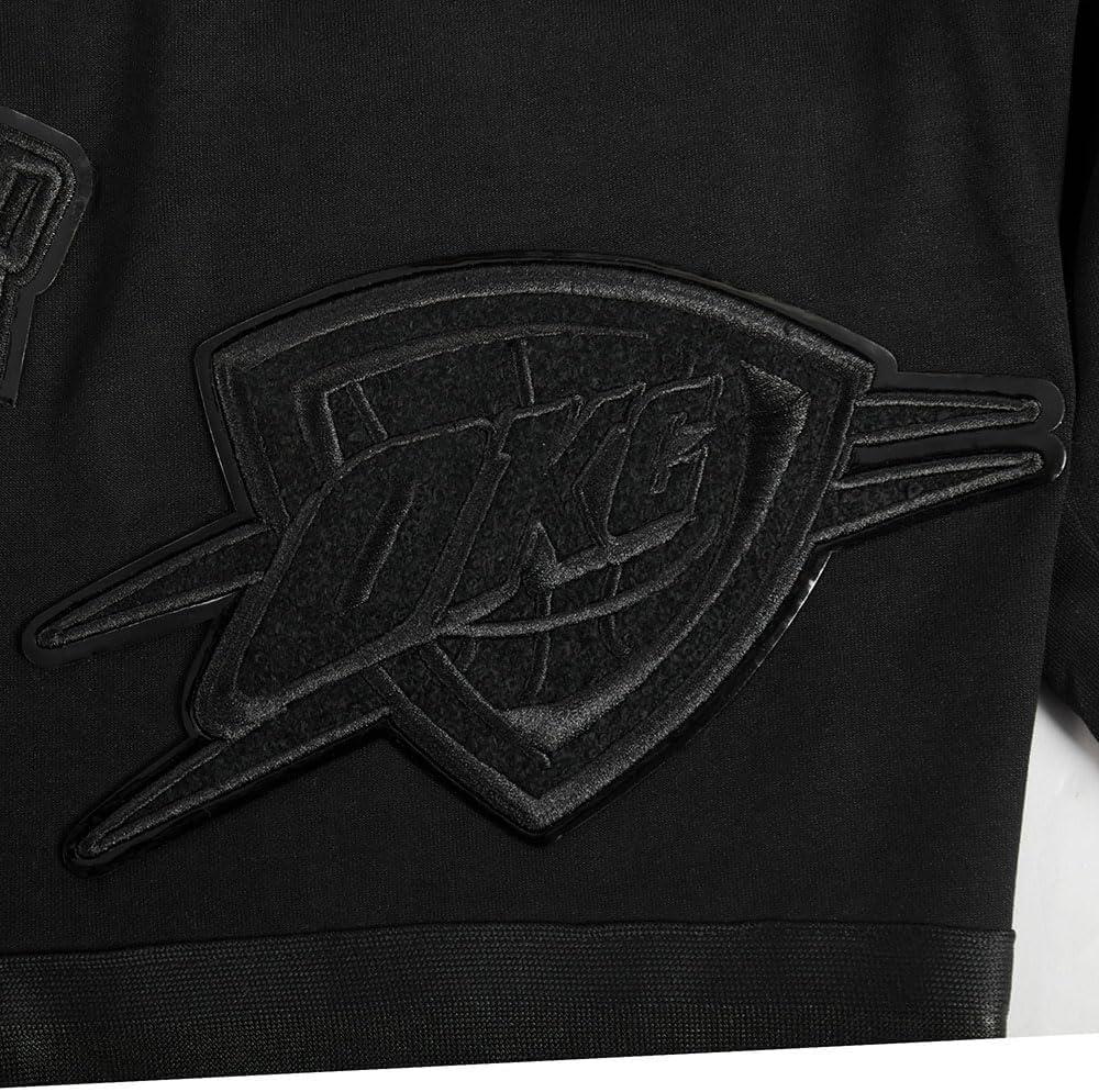 imagePro Standard NBA Mens Mens NBA Classic Triple Black Cotton Double Knit Athletic ShortTriple Black