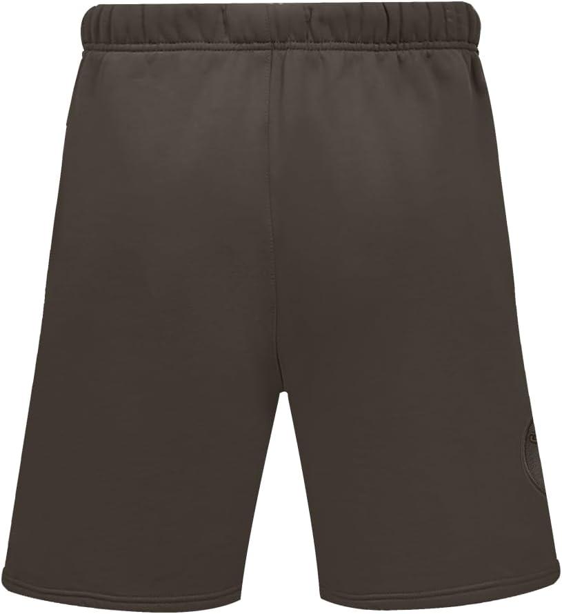 imagePro Standard NBA Mens Mens NBA Classic Triple Black Cotton Double Knit Athletic ShortTriple Black