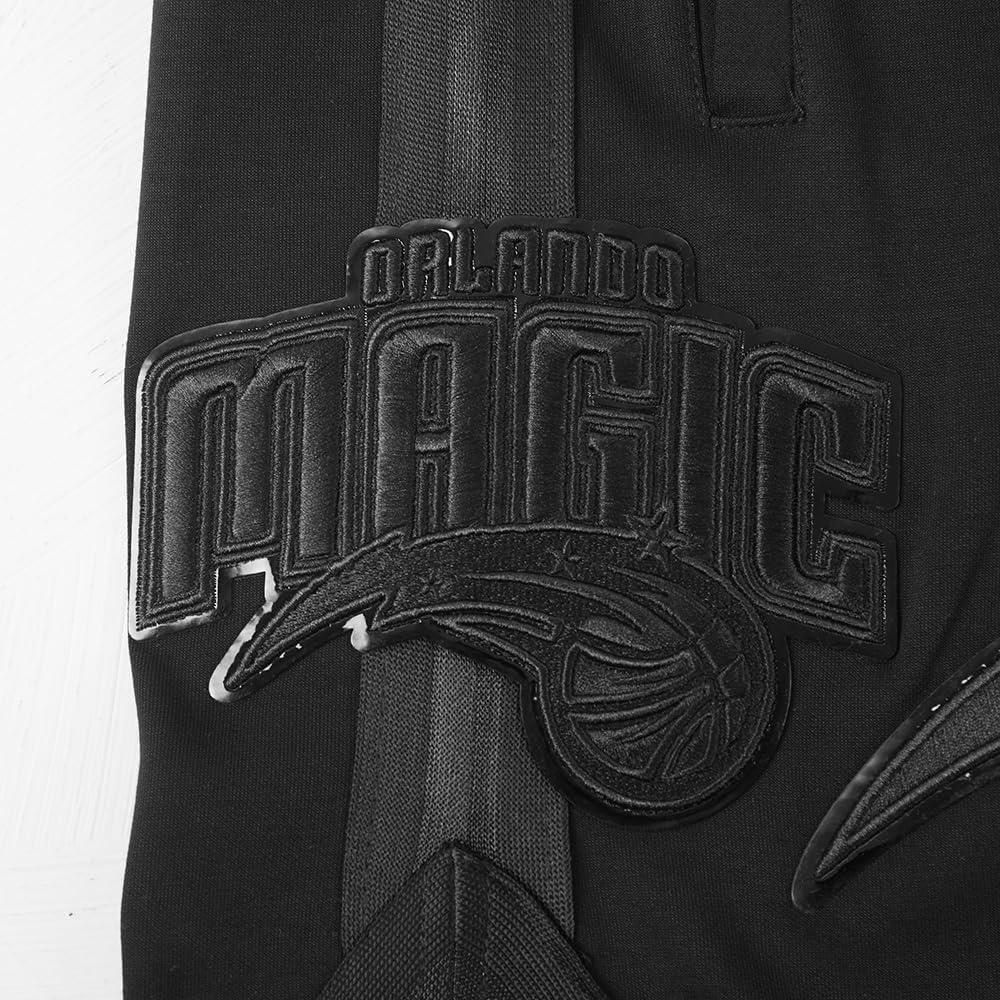imagePro Standard NBA Mens Mens NBA Classic Triple Black Cotton Double Knit Athletic ShortTriple Black