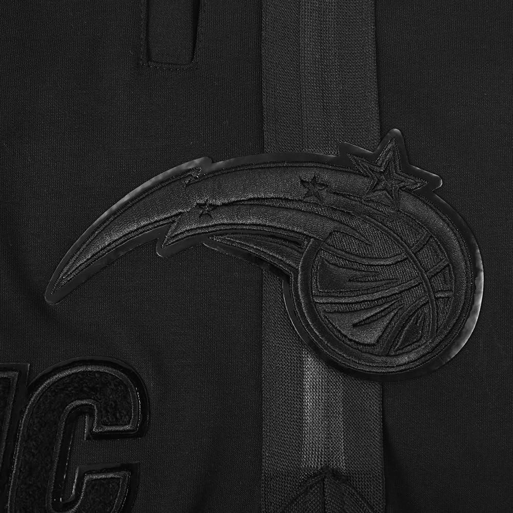imagePro Standard NBA Mens Mens NBA Classic Triple Black Cotton Double Knit Athletic ShortTriple Black