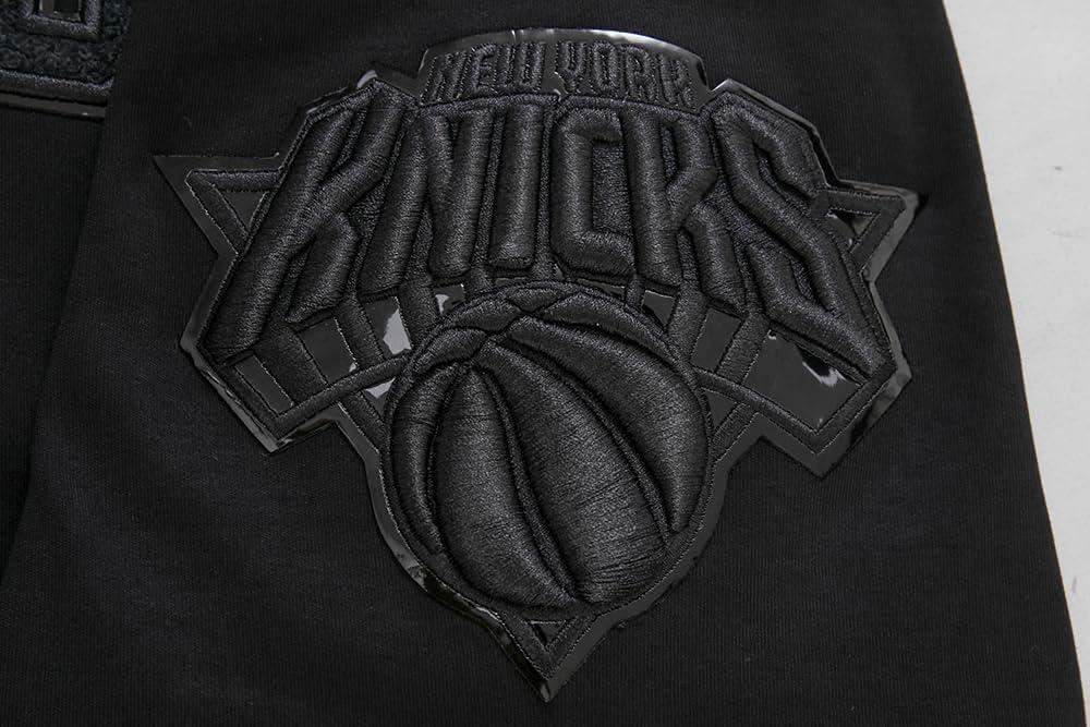 imagePro Standard NBA Mens Mens NBA Classic Triple Black Cotton Double Knit Short Sleeve TeeBlack