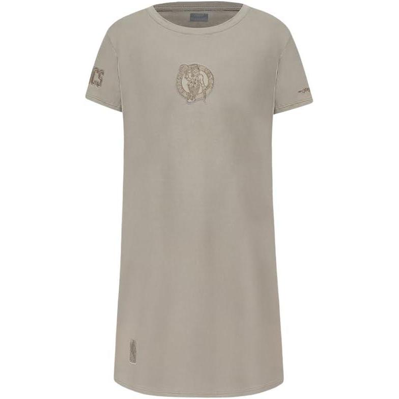 imagePro Standard Big Girls NBA Neutral Cotton Tee DressTaupe
