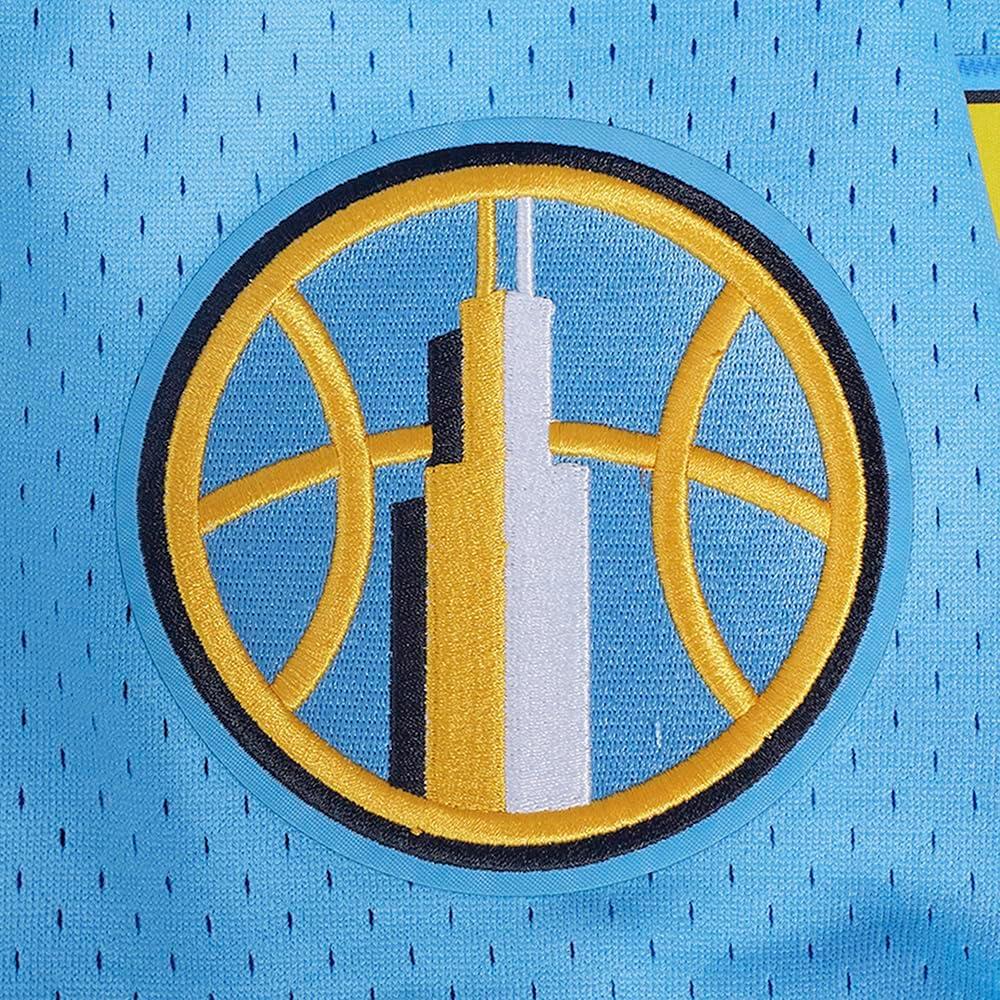imageMens WNBA Mesh Button Down TopUniversity Blue