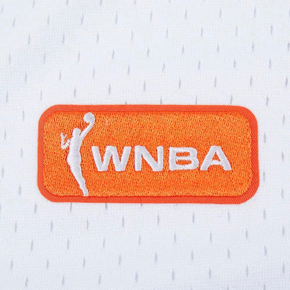 imageMens WNBA Mesh Button Down TopWhiteBlackWhite
