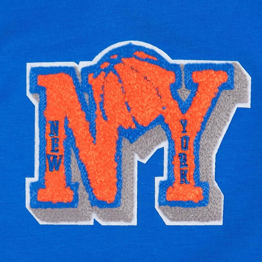 imageWomens NBA Mash Up Cotton Short Sleeve Boxy TeeRoyal Blue