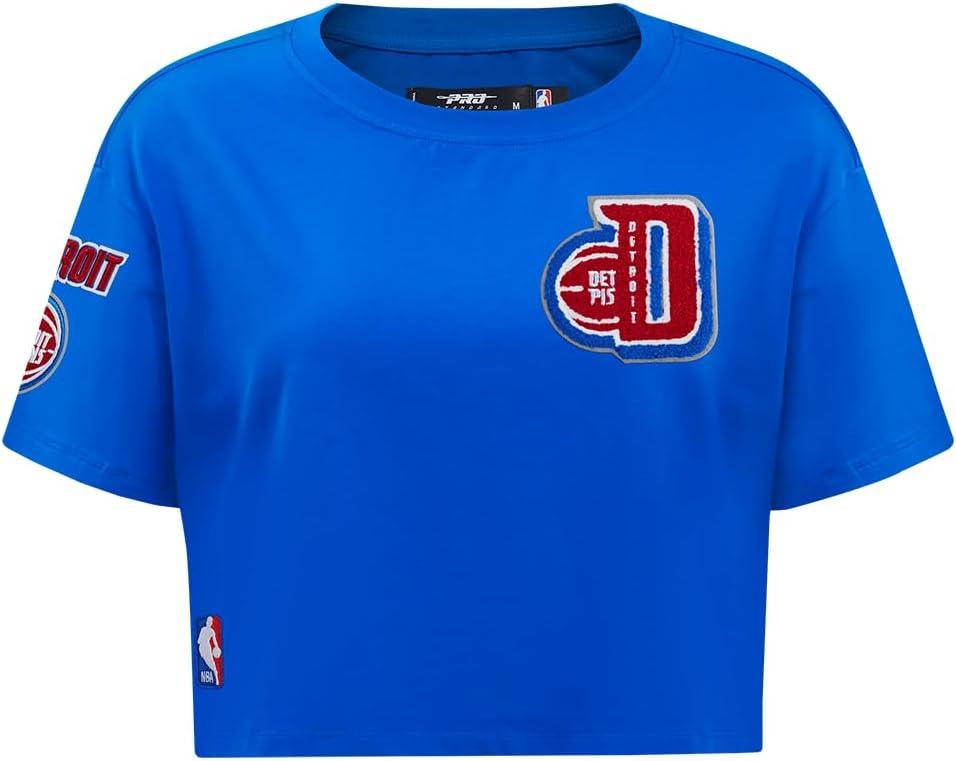 imageWomens NBA Mash Up Cotton Short Sleeve Boxy TeeRoyal Blue