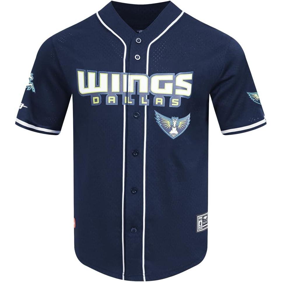 imageMens WNBA Mesh Button Down TopMidnight Navy