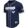 Mens WNBA Mesh Button Down Top(Midnight Navy)