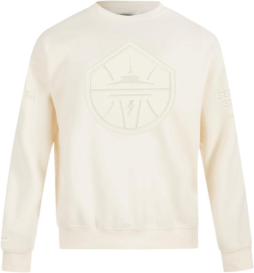imagePro Standard Mens WNBA Neutral Fleece Crewneck SweatshirtEggshell