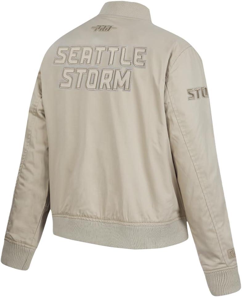 imagePro Standard Womens WNBA Neutral Twill JacketTaupe