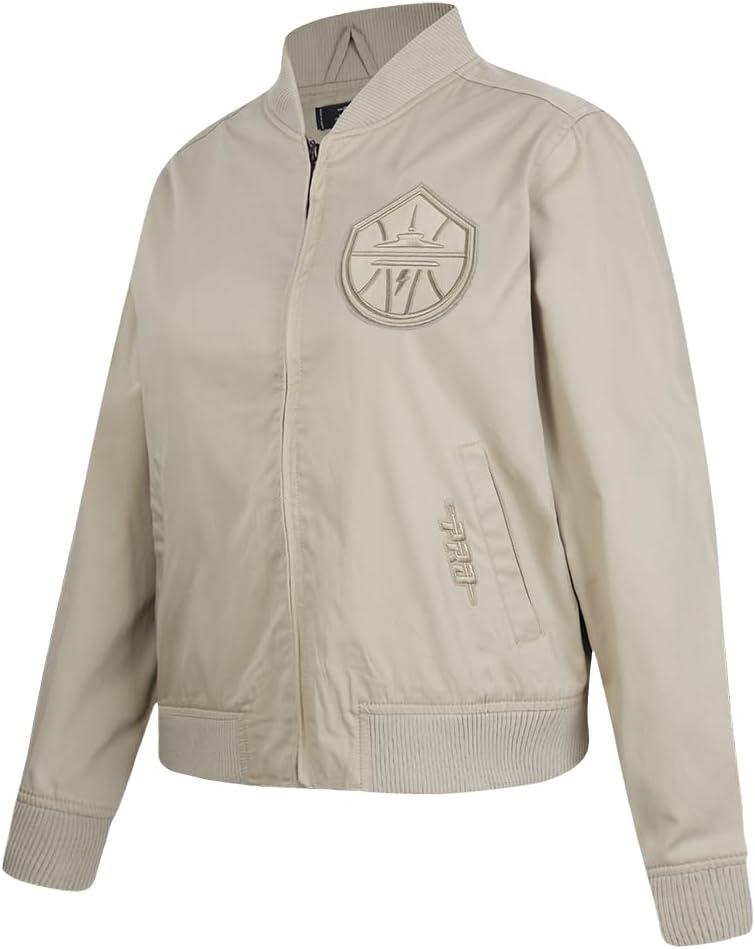 imagePro Standard Womens WNBA Neutral Twill JacketTaupe