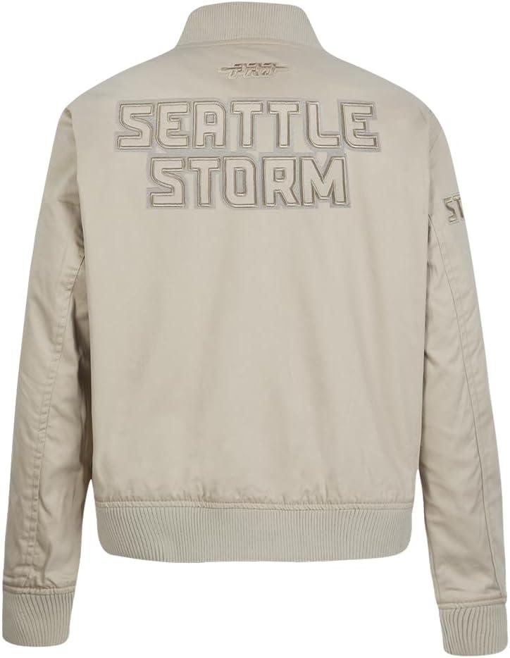 imagePro Standard Womens WNBA Neutral Twill JacketTaupe