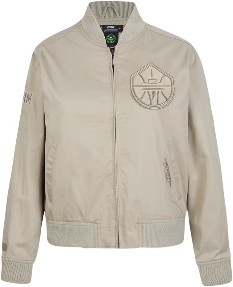 imagePro Standard Womens WNBA Neutral Twill JacketTaupe