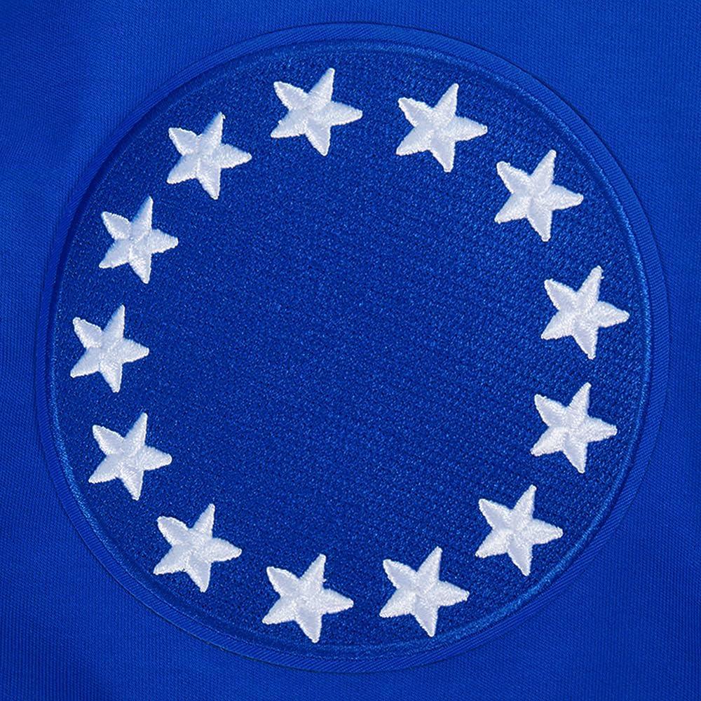 imageMens NBA Classic Chenille Short Sleeve TeeRoyal BlueRed