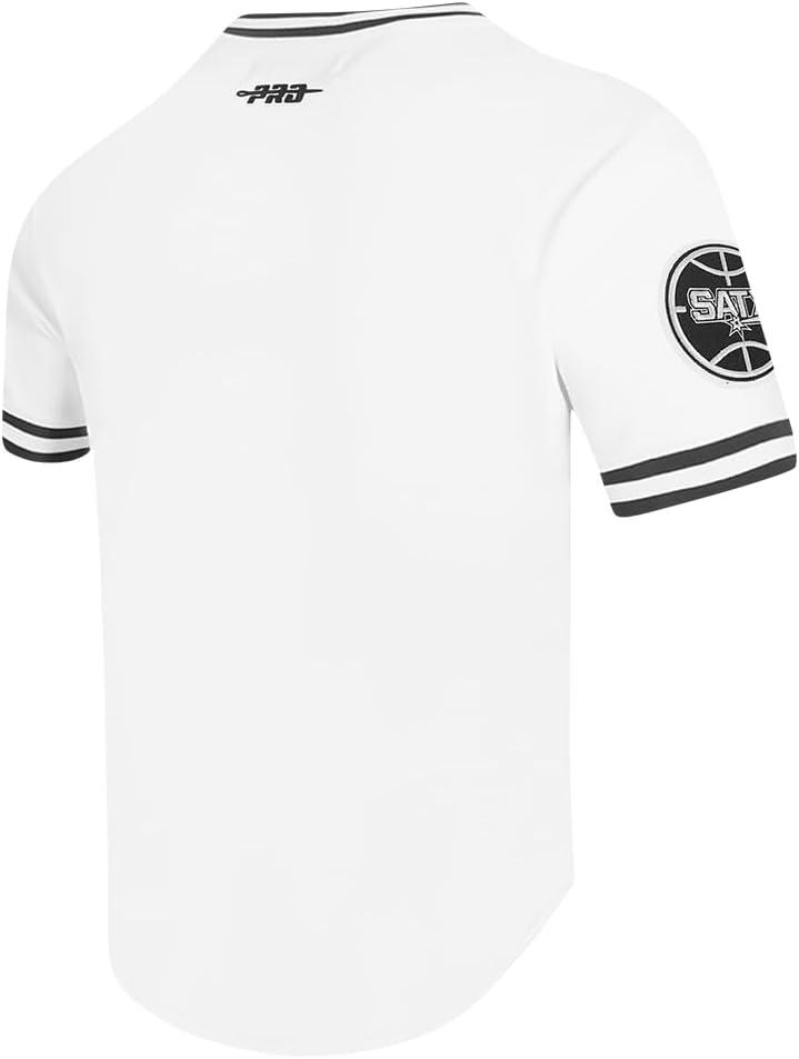 imageMens NBA Classic Chenille Short Sleeve TeeWhiteBlack