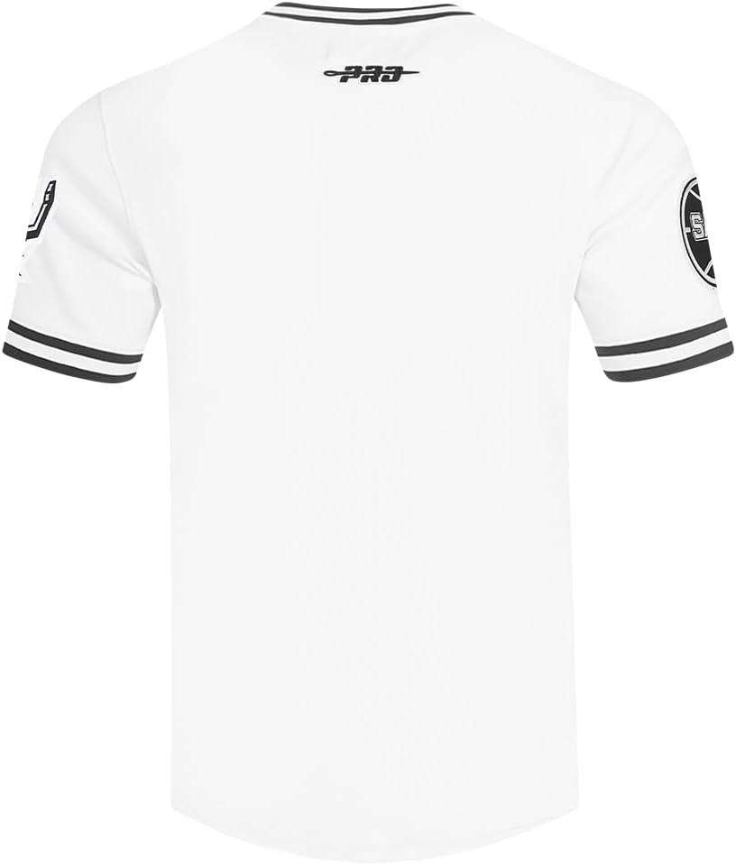 imageMens NBA Classic Chenille Short Sleeve TeeWhiteBlack