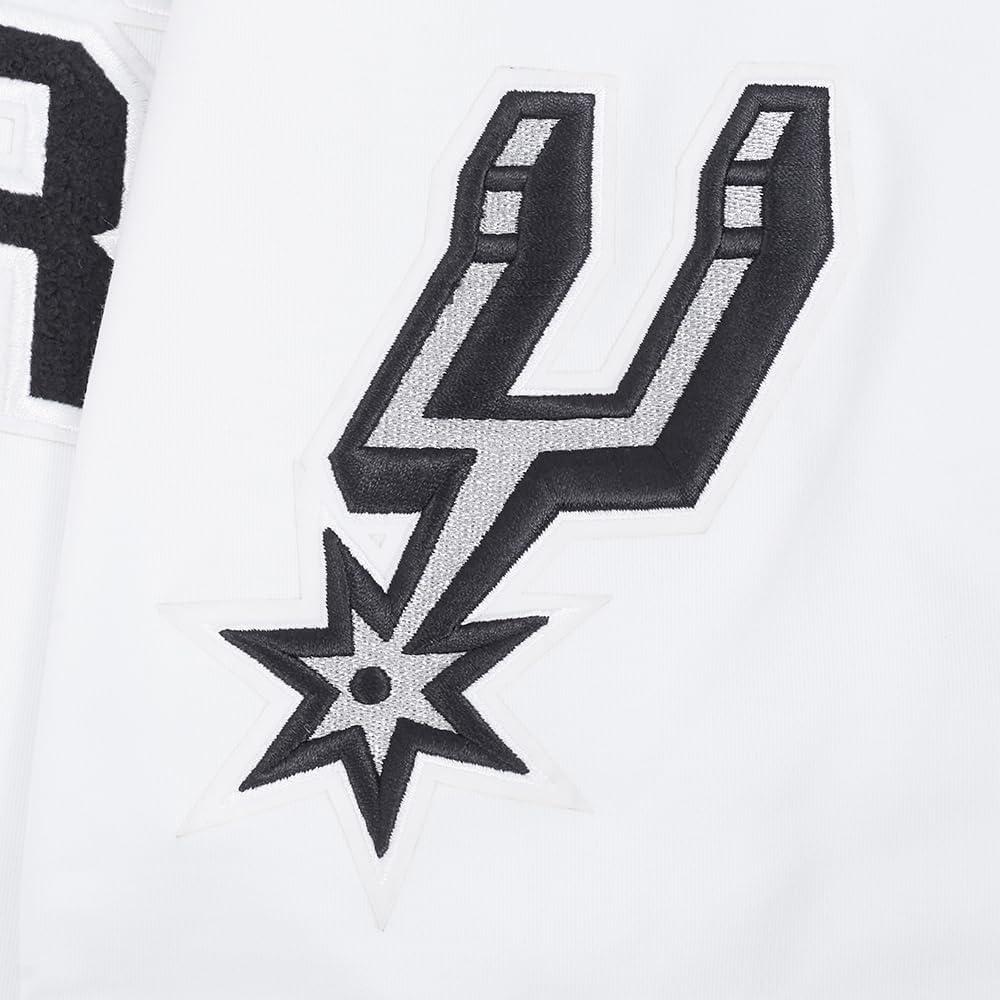 imageMens NBA Classic Chenille Short Sleeve TeeWhiteBlack