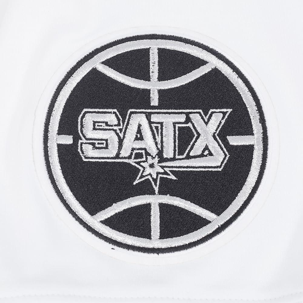 imageMens NBA Classic Chenille Short Sleeve TeeWhiteBlack