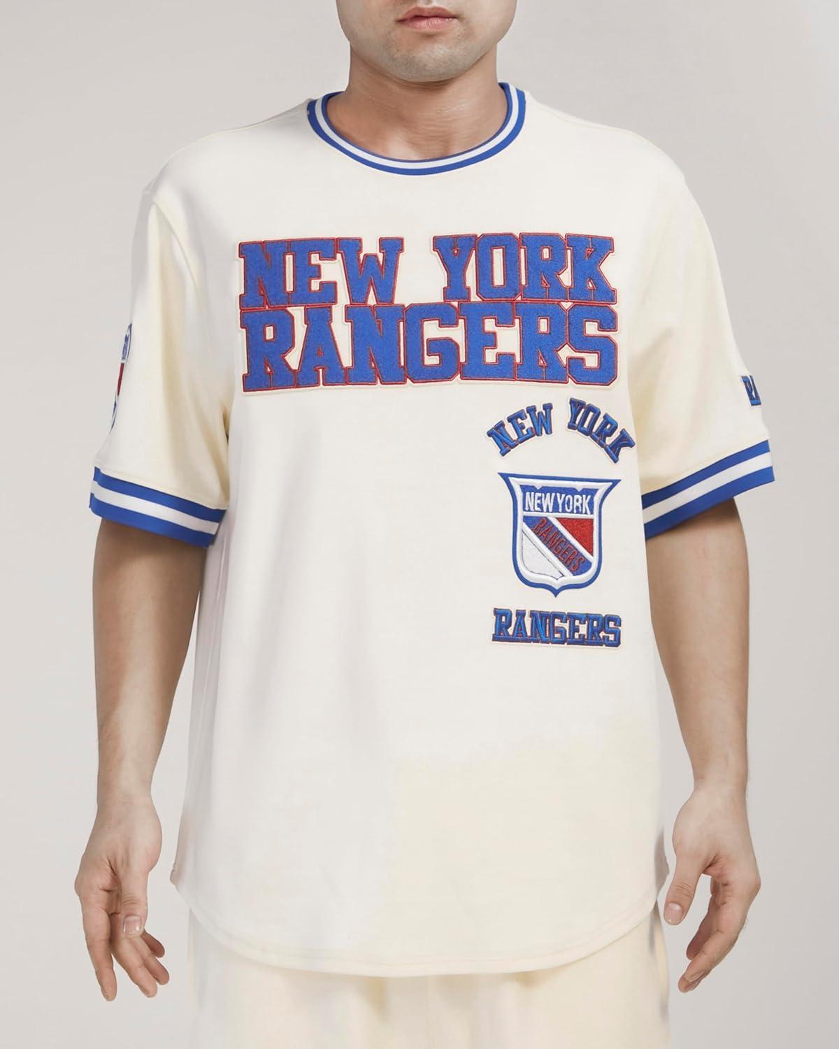 imageMens NHL Retro Classics Short Sleeve TeeEggshellRoyal Blue