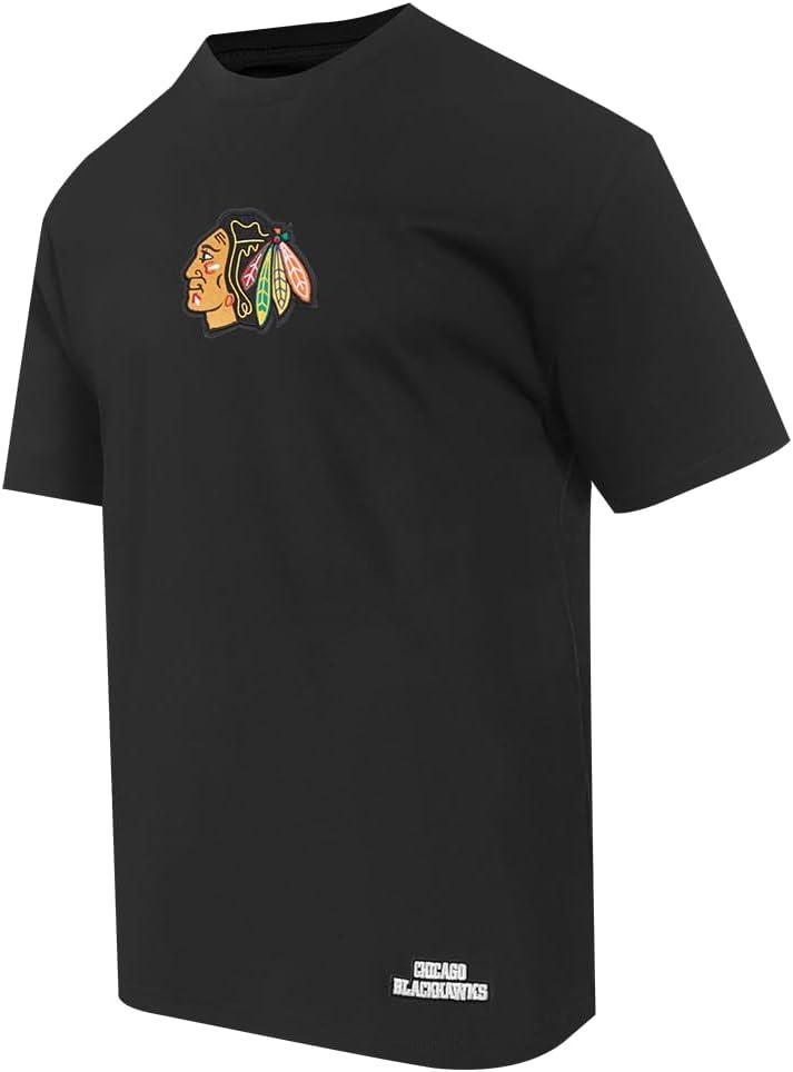 imagePRO STANDARD Mens NHL Wingspan Cotton Short Sleeve TeeBlack