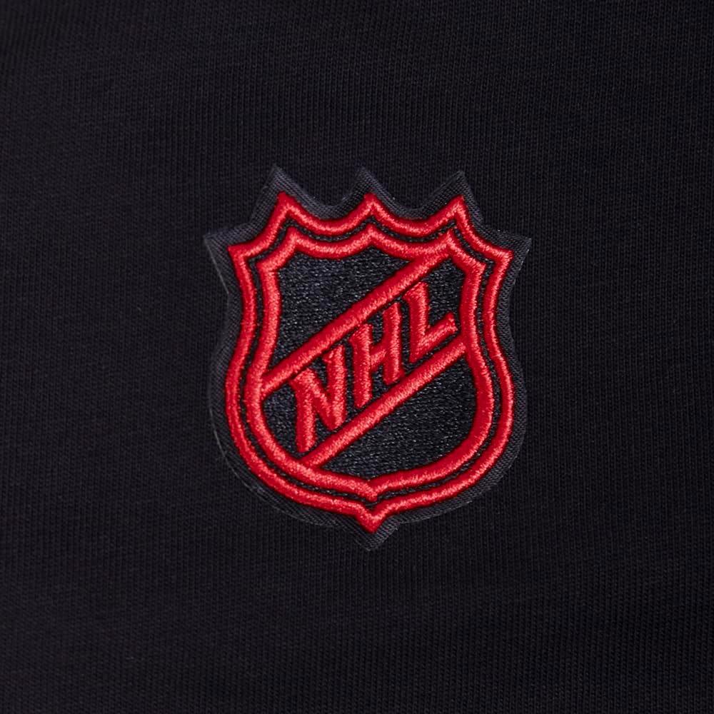 imagePRO STANDARD Mens NHL Wingspan Cotton Short Sleeve TeeBlack